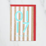 365 Find Your Day Card JANUARY / Letterpress Letter - bungu