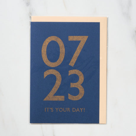 365 Find Your Day Card JULY / Letterpress Letter - bungu