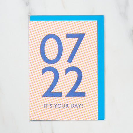 365 Find Your Day Card JULY / Letterpress Letter - bungu