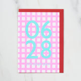 365 Find Your Day Card JUNE / Letterpress Letter - bungu