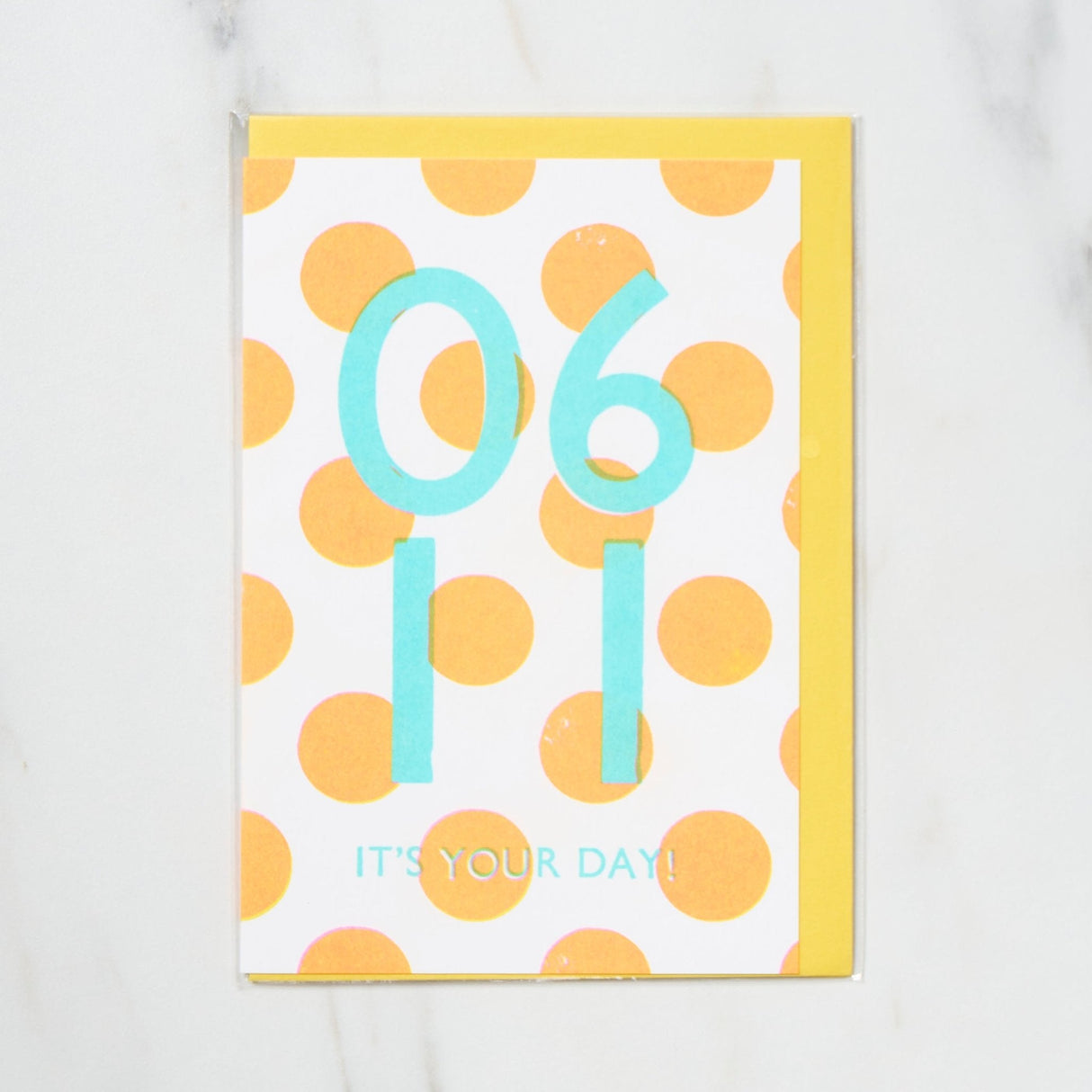 365 Find Your Day Card JUNE / Letterpress Letter - bungu