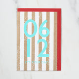 365 Find Your Day Card JUNE / Letterpress Letter - bungu