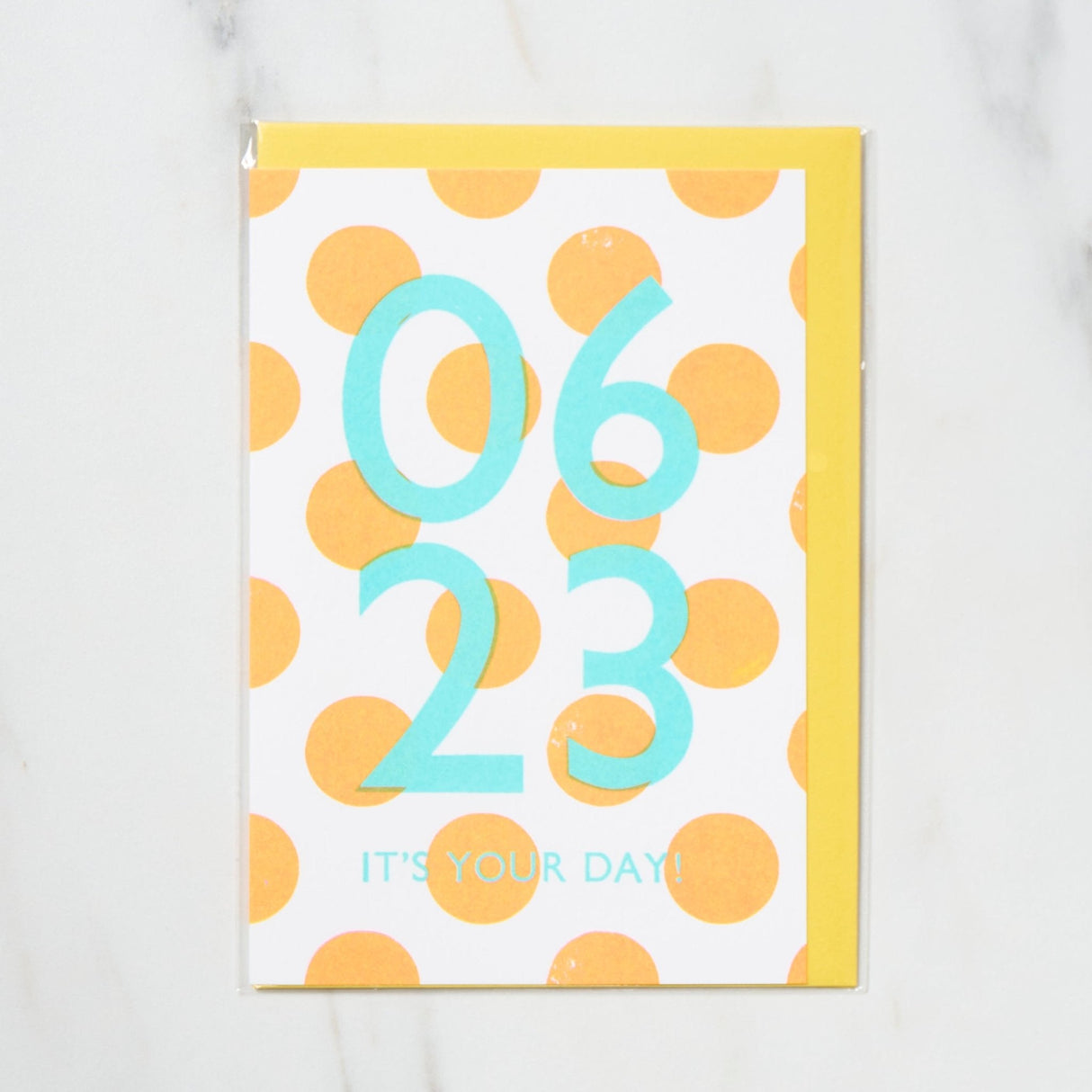 365 Find Your Day Card JUNE / Letterpress Letter - bungu