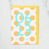 365 Find Your Day Card JUNE / Letterpress Letter - bungu