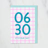 365 Find Your Day Card JUNE / Letterpress Letter - bungu