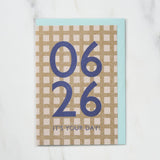 365 Find Your Day Card JUNE / Letterpress Letter - bungu