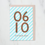 365 Find Your Day Card JUNE / Letterpress Letter - bungu