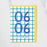 365 Find Your Day Card JUNE / Letterpress Letter - bungu