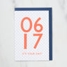 365 Find Your Day Card JUNE / Letterpress Letter - bungu