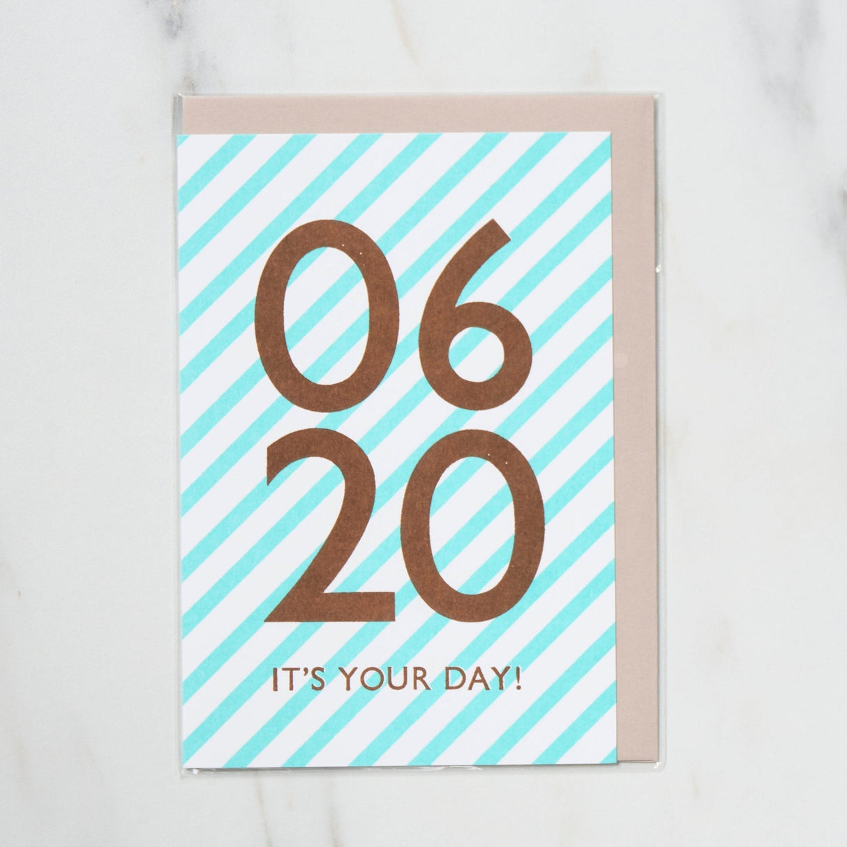 365 Find Your Day Card JUNE / Letterpress Letter - bungu