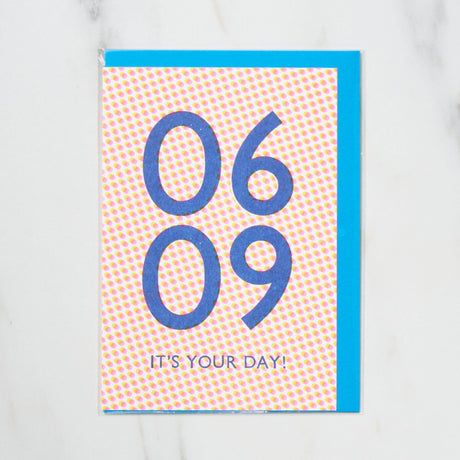 365 Find Your Day Card JUNE / Letterpress Letter - bungu