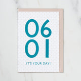 365 Find Your Day Card JUNE / Letterpress Letter - bungu