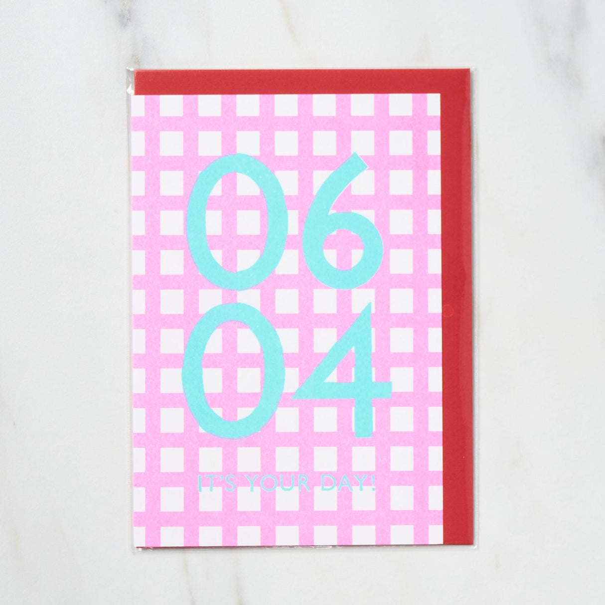 365 Find Your Day Card JUNE / Letterpress Letter - bungu