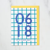 365 Find Your Day Card JUNE / Letterpress Letter - bungu