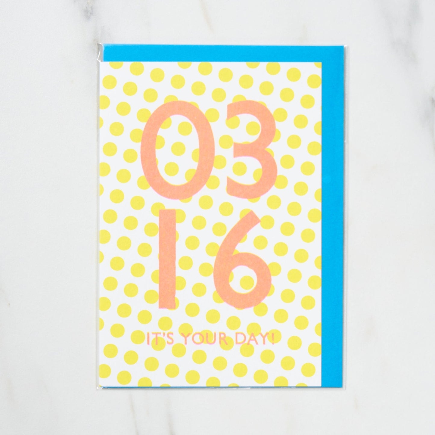 365 Find Your Day Card MARCH / Letterpress Letter - bungu