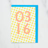 365 Find Your Day Card MARCH / Letterpress Letter - bungu