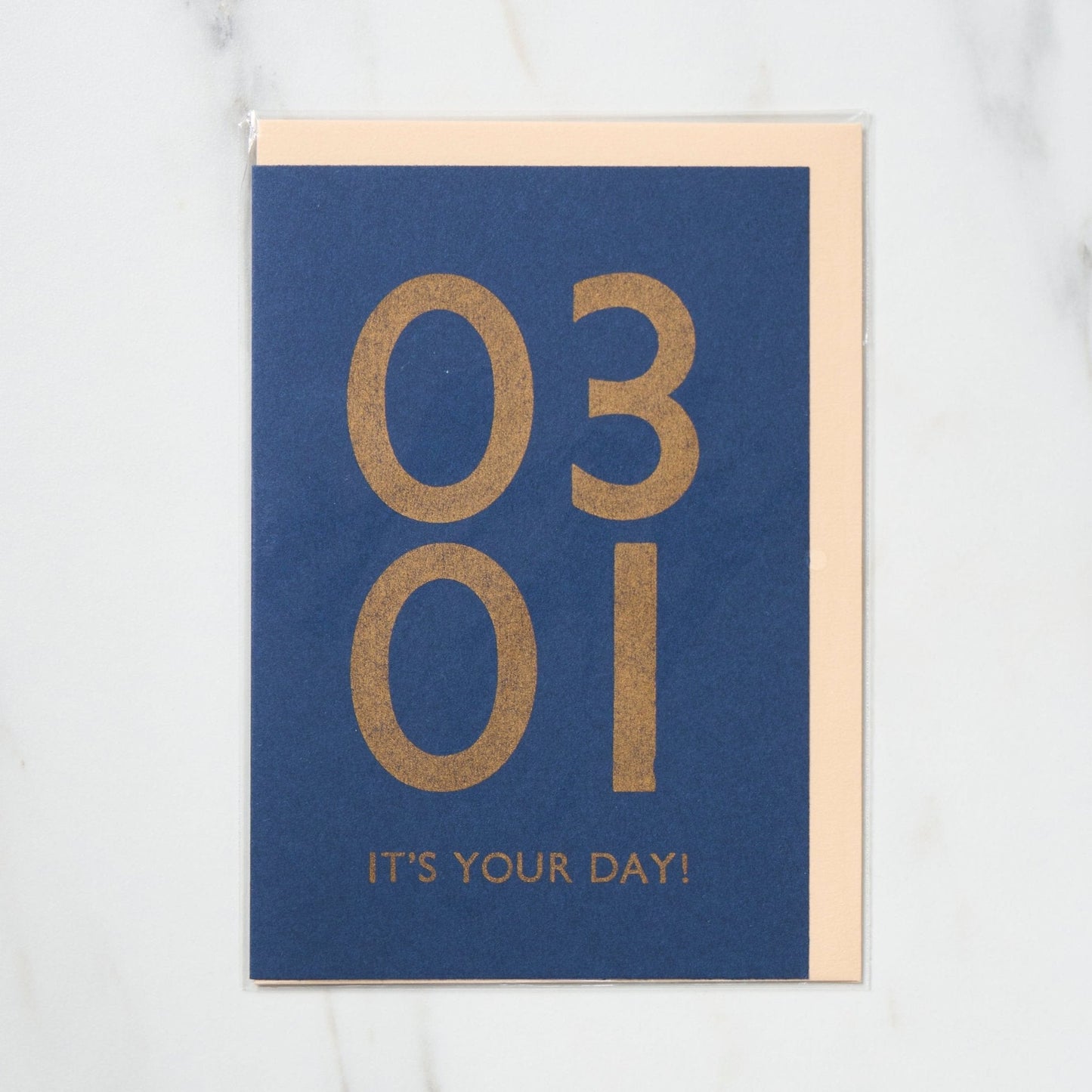 365 Find Your Day Card MARCH / Letterpress Letter - bungu