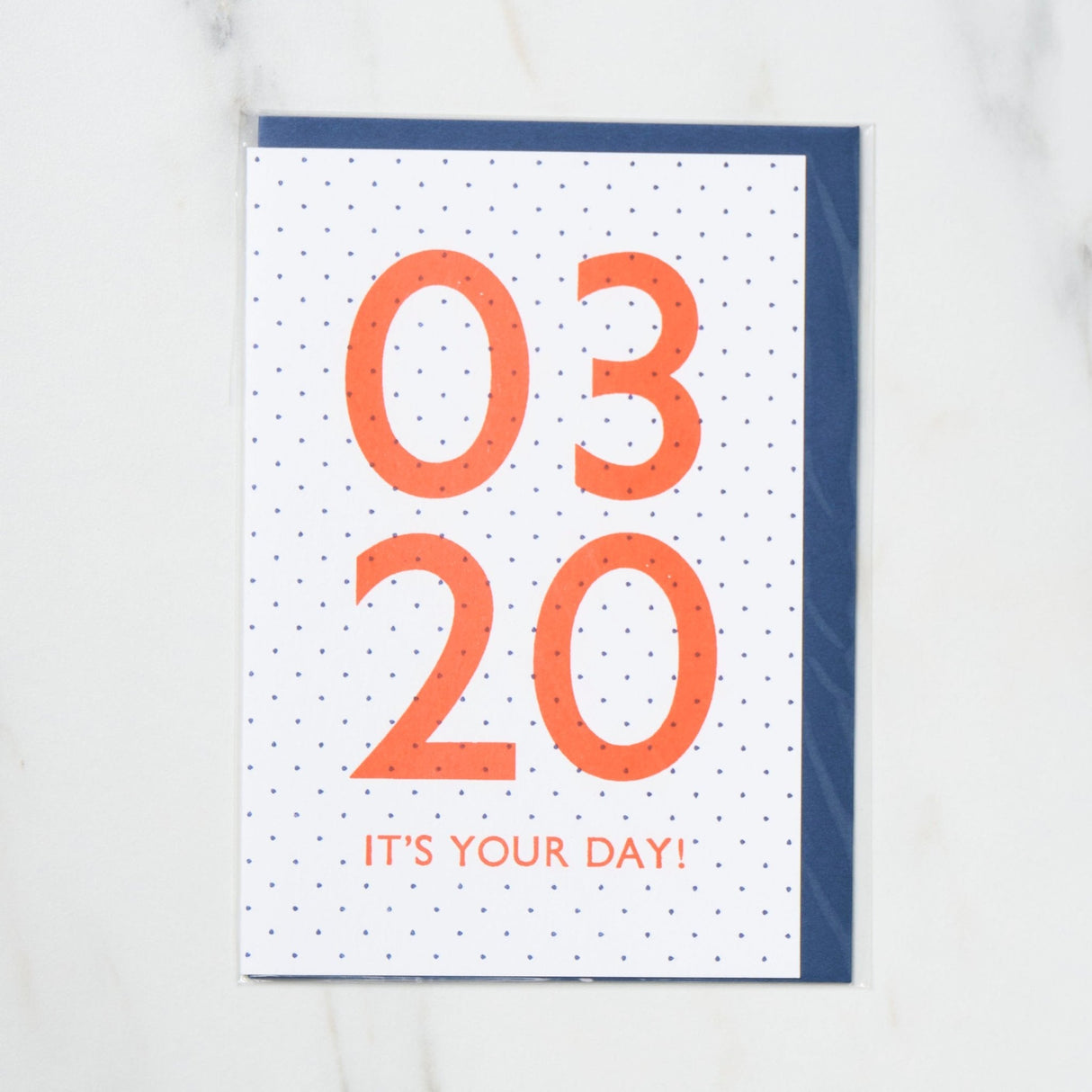 365 Find Your Day Card MARCH / Letterpress Letter - bungu