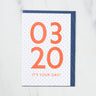 365 Find Your Day Card MARCH / Letterpress Letter - bungu