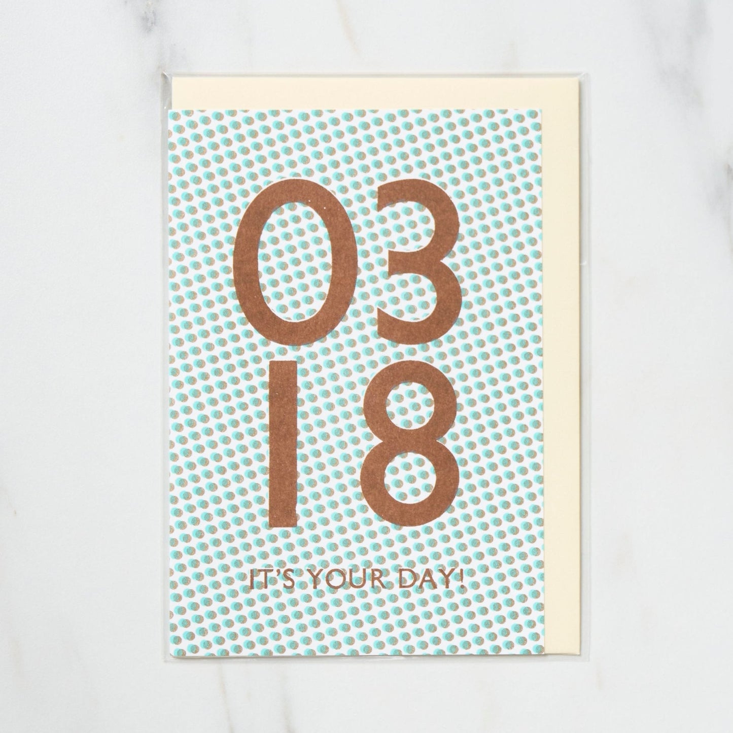 365 Find Your Day Card MARCH / Letterpress Letter - bungu