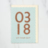 365 Find Your Day Card MARCH / Letterpress Letter - bungu