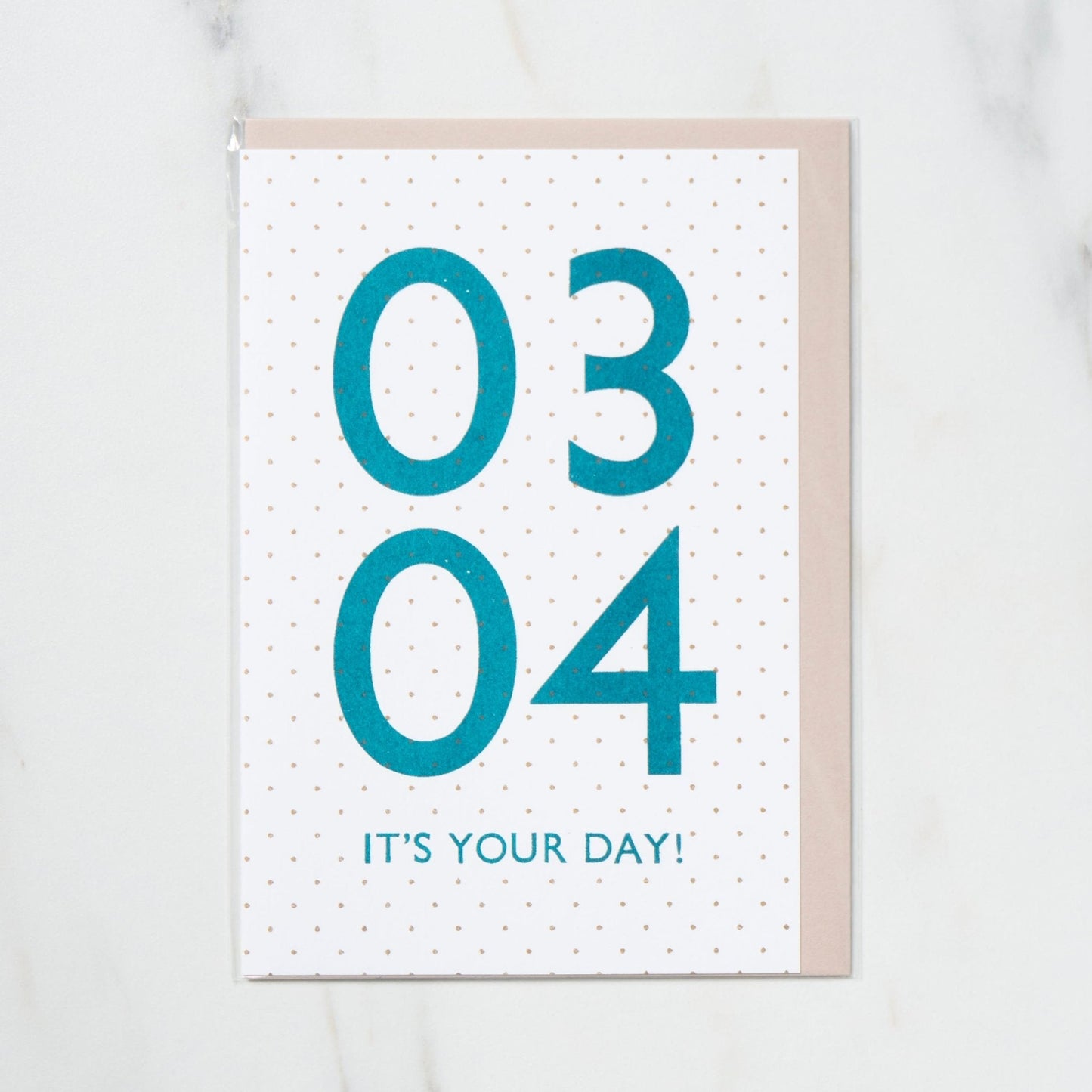 365 Find Your Day Card MARCH / Letterpress Letter - bungu