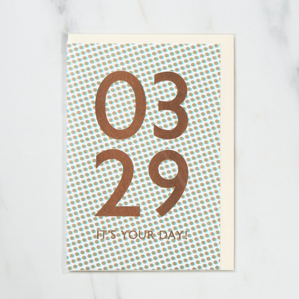 365 Find Your Day Card MARCH / Letterpress Letter - bungu