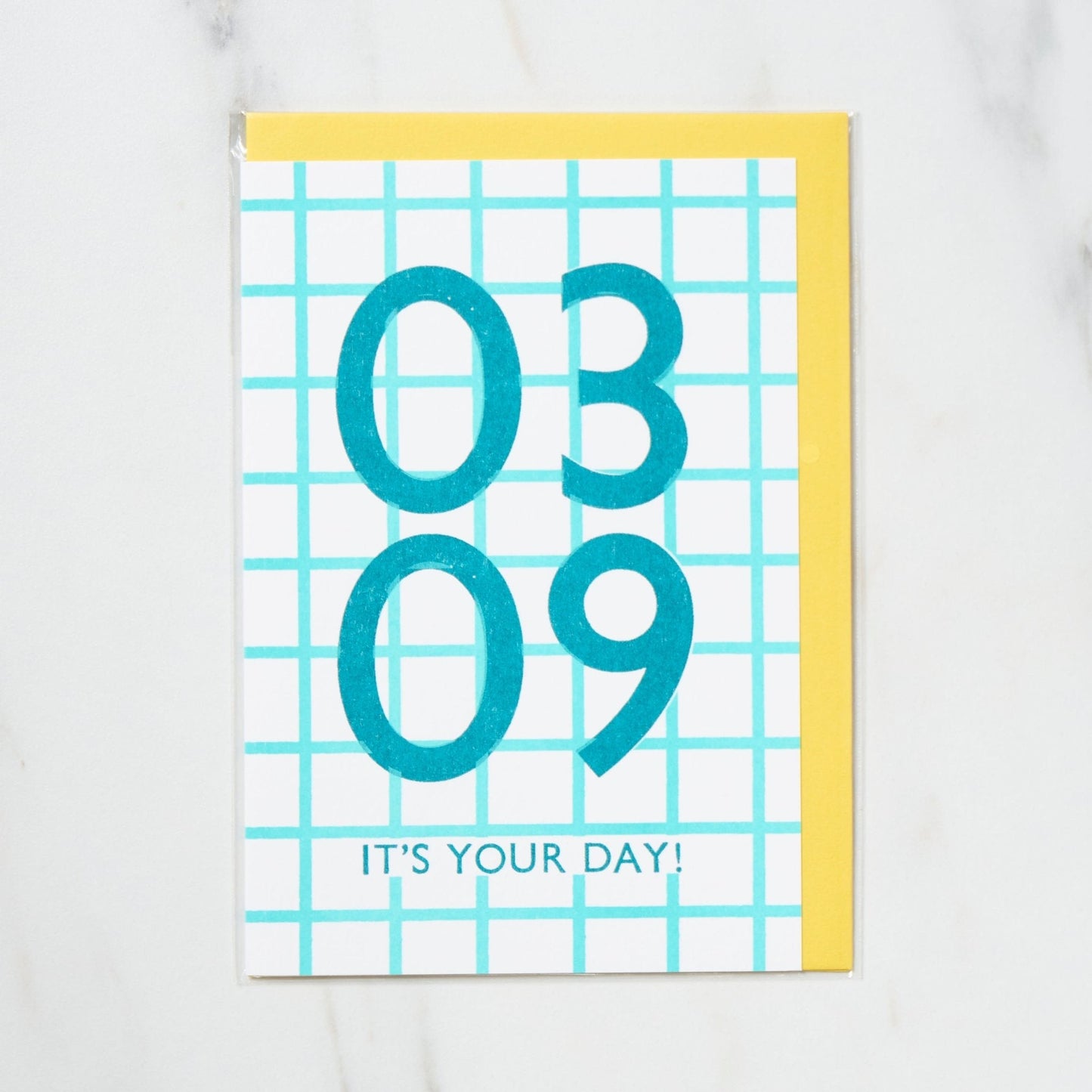 365 Find Your Day Card MARCH / Letterpress Letter - bungu