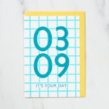 365 Find Your Day Card MARCH / Letterpress Letter - bungu