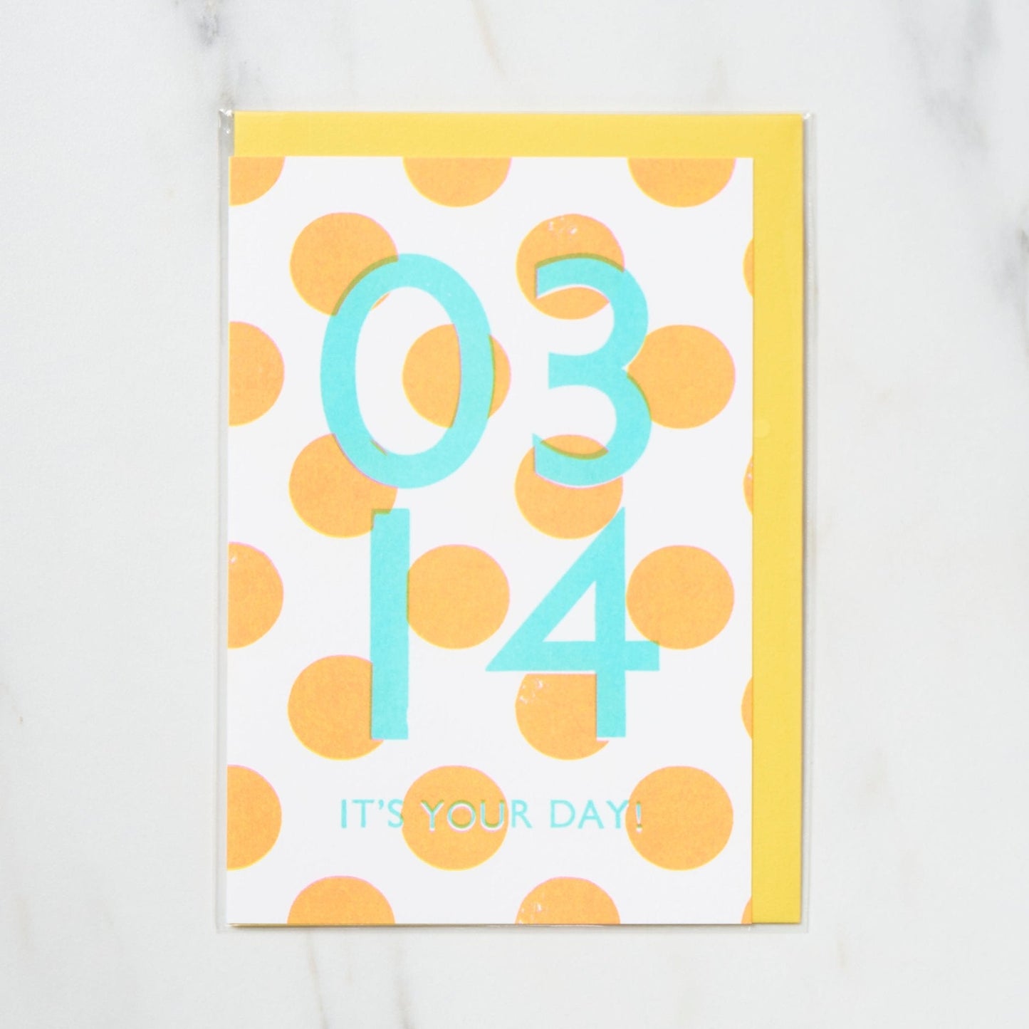 365 Find Your Day Card MARCH / Letterpress Letter - bungu