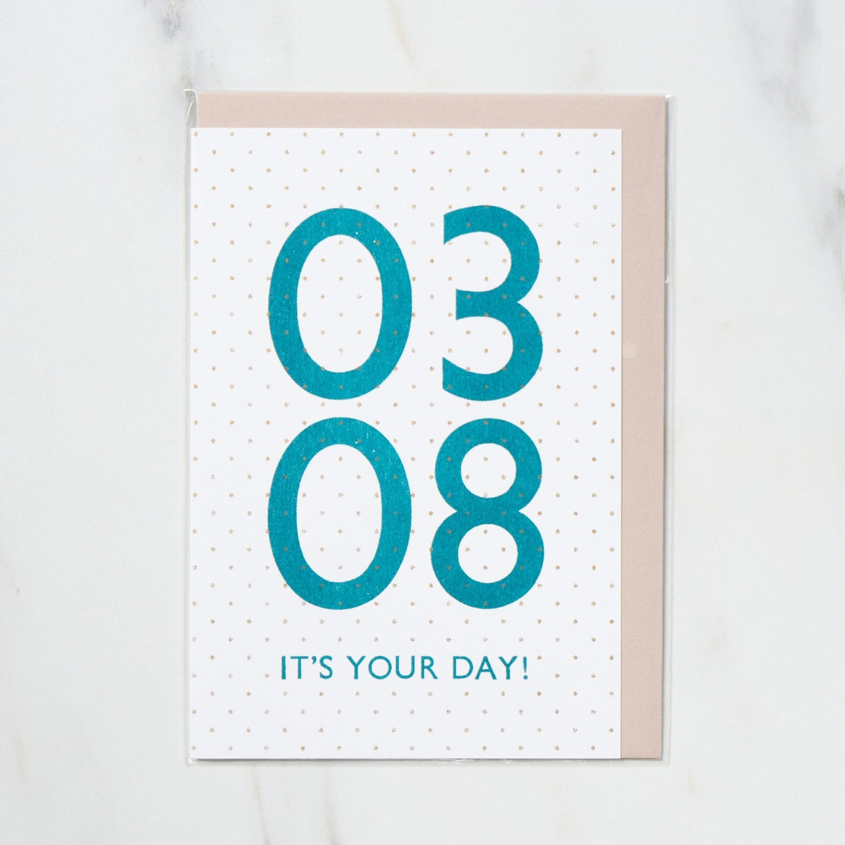 365 Find Your Day Card MARCH / Letterpress Letter - bungu