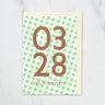 365 Find Your Day Card MARCH / Letterpress Letter - bungu