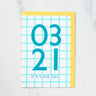 365 Find Your Day Card MARCH / Letterpress Letter - bungu