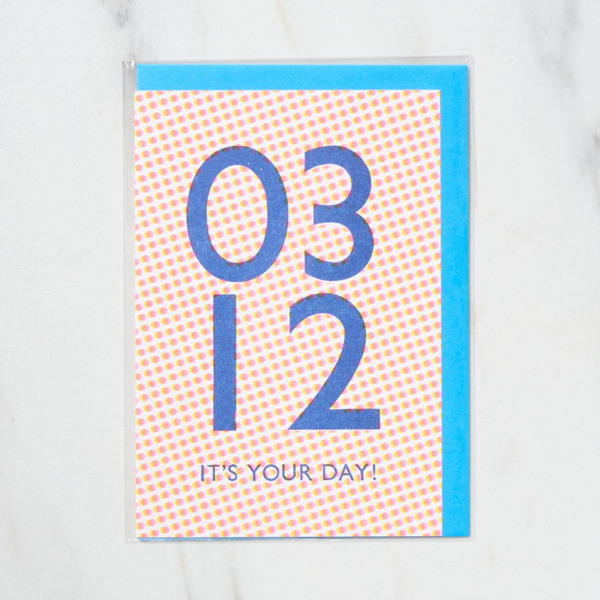 365 Find Your Day Card MARCH / Letterpress Letter - bungu