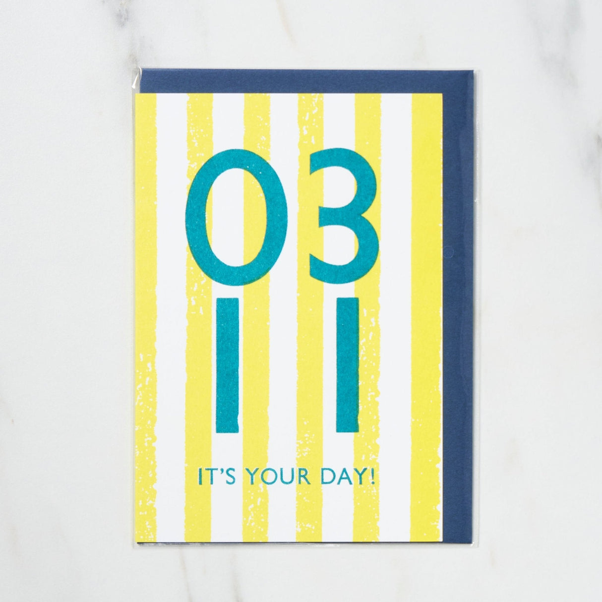 365 Find Your Day Card MARCH / Letterpress Letter - bungu