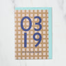 365 Find Your Day Card MARCH / Letterpress Letter - bungu