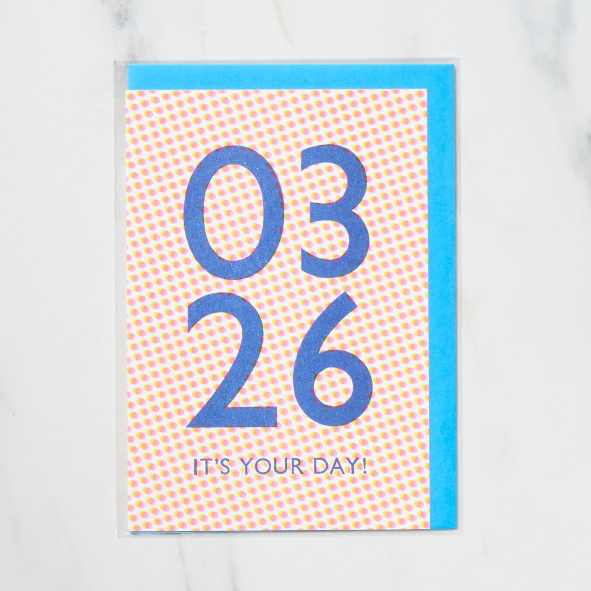 365 Find Your Day Card MARCH / Letterpress Letter - bungu