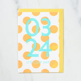 365 Find Your Day Card MARCH / Letterpress Letter - bungu