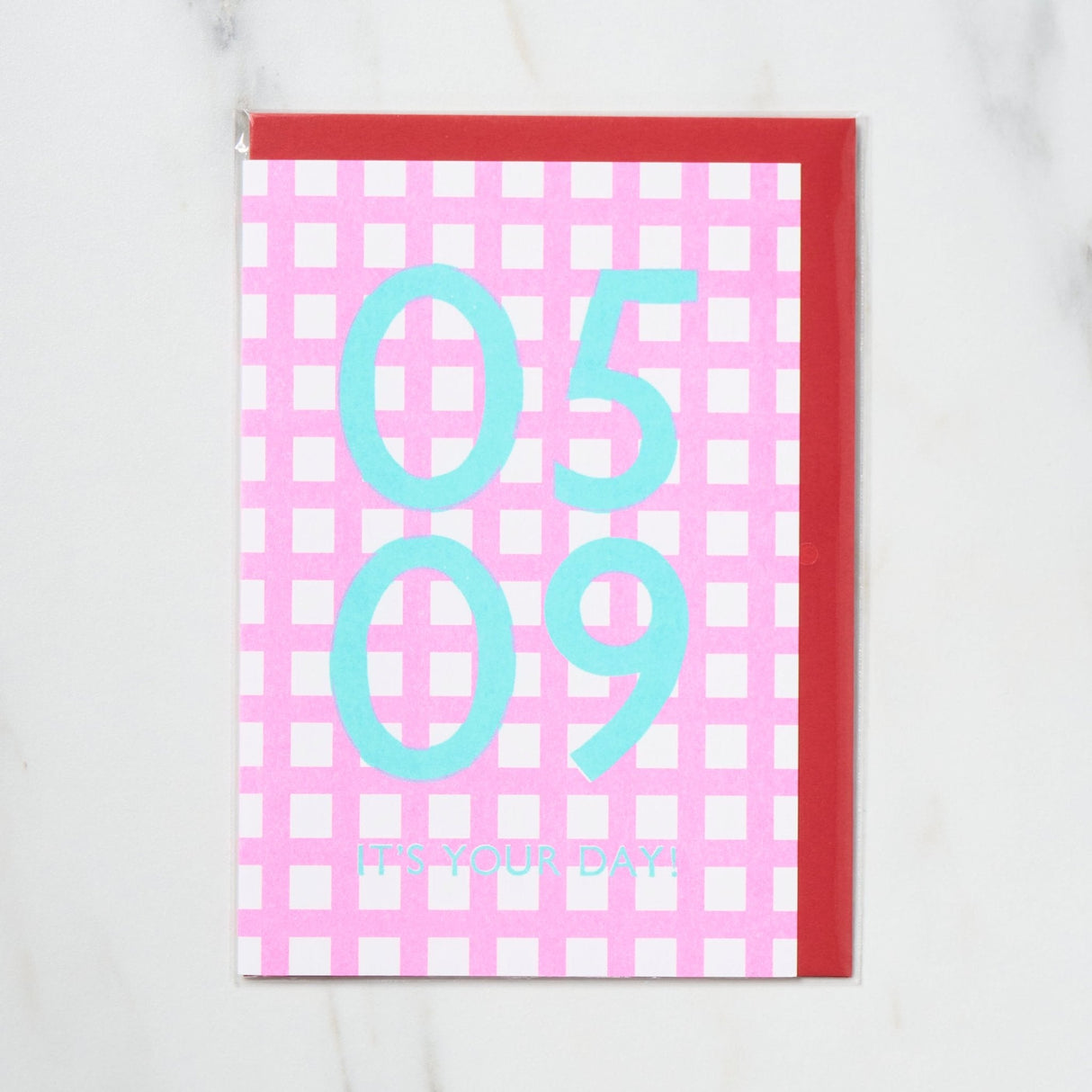 365 Find Your Day Card MAY / Letterpress Letter - bungu