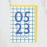 365 Find Your Day Card MAY / Letterpress Letter - bungu