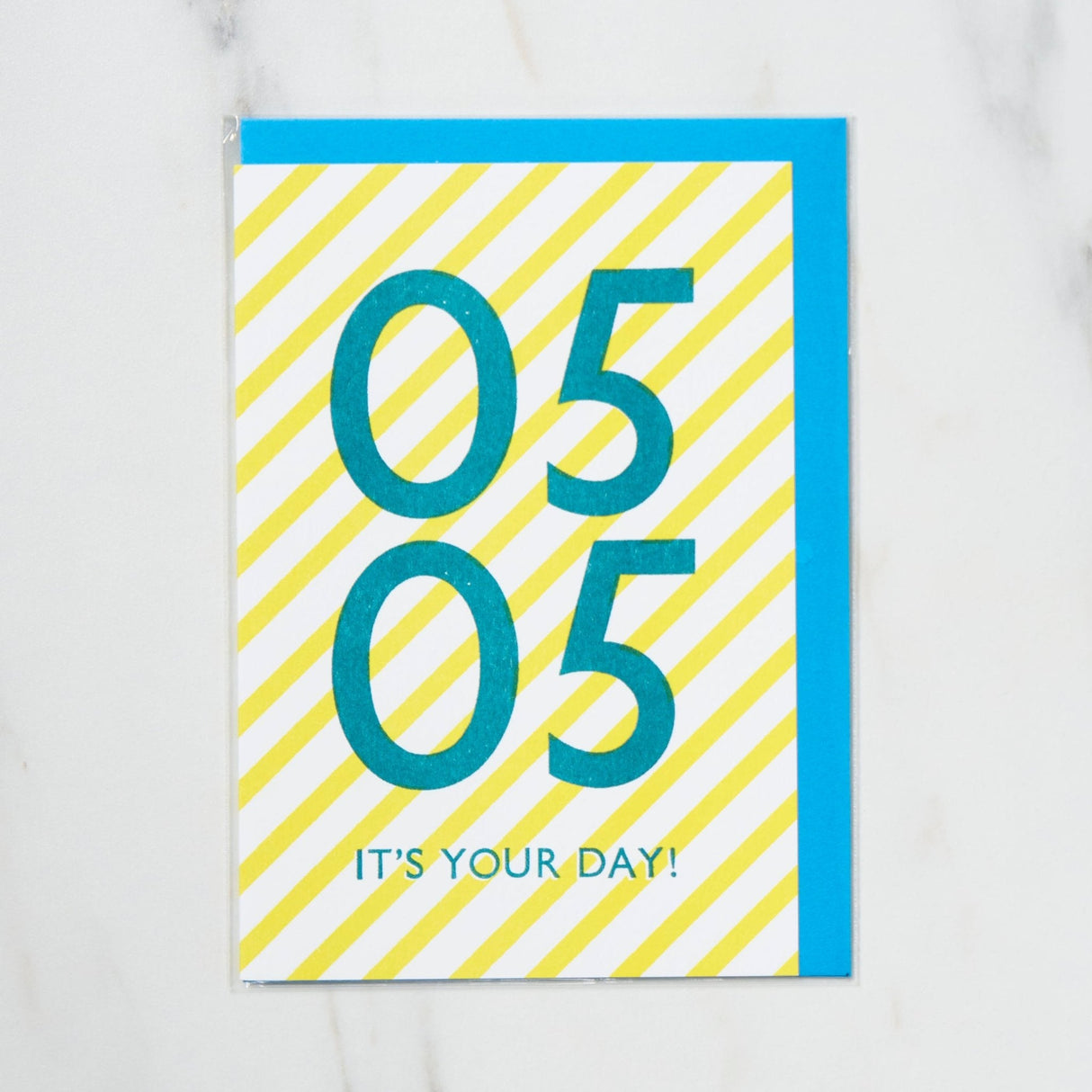 365 Find Your Day Card MAY / Letterpress Letter - bungu