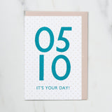 365 Find Your Day Card MAY / Letterpress Letter - bungu