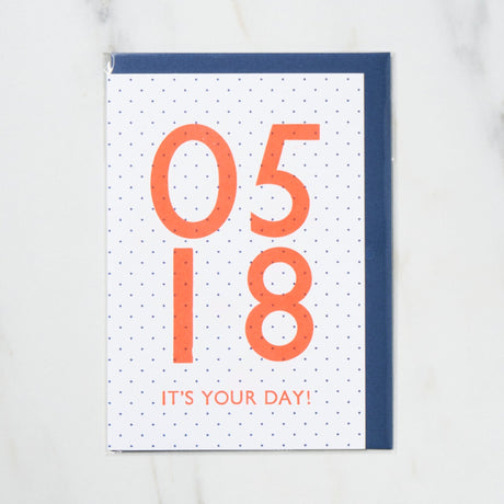 365 Find Your Day Card MAY / Letterpress Letter - bungu