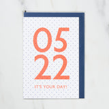 365 Find Your Day Card MAY / Letterpress Letter - bungu