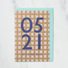 365 Find Your Day Card MAY / Letterpress Letter - bungu