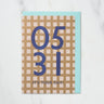 365 Find Your Day Card MAY / Letterpress Letter - bungu