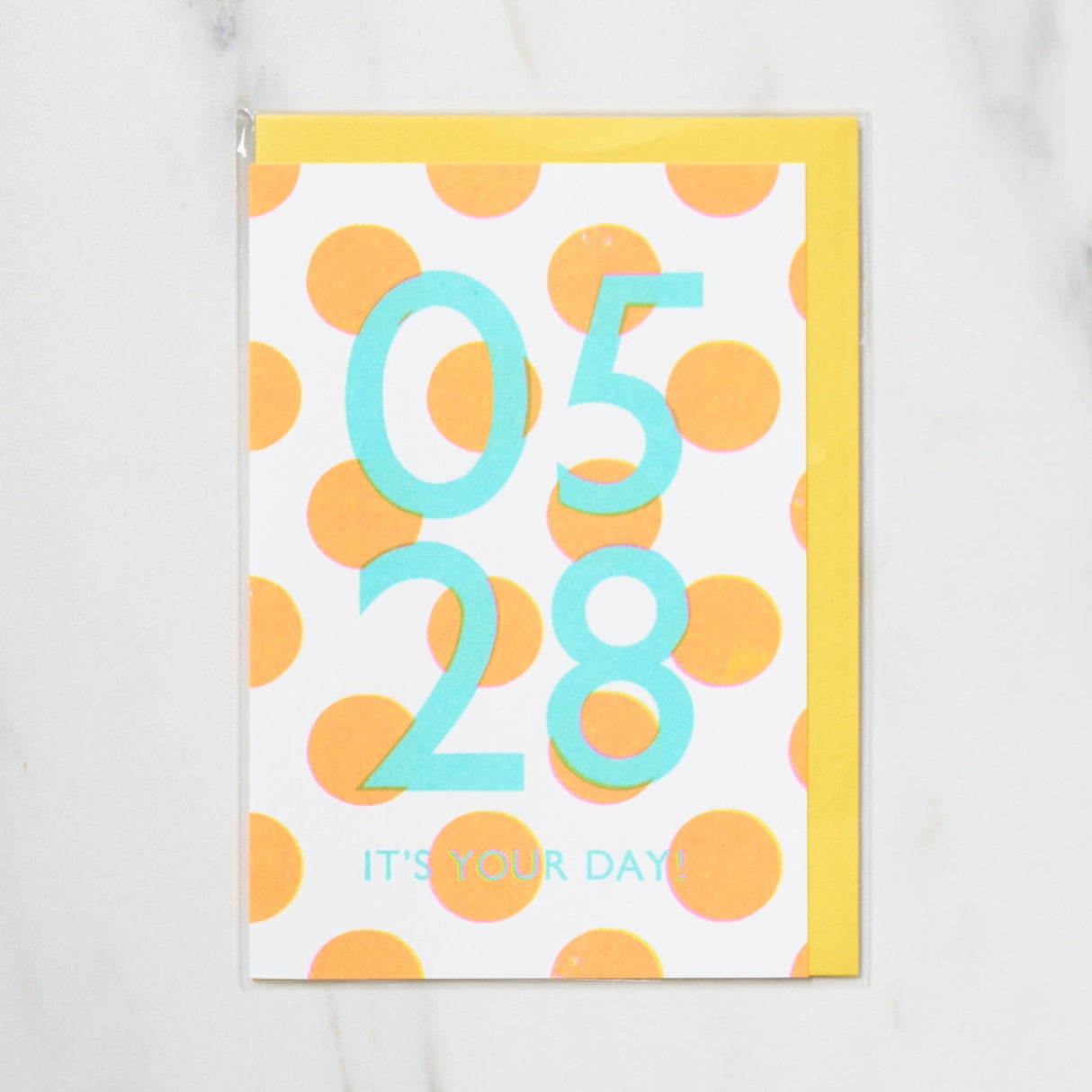 365 Find Your Day Card MAY / Letterpress Letter - bungu