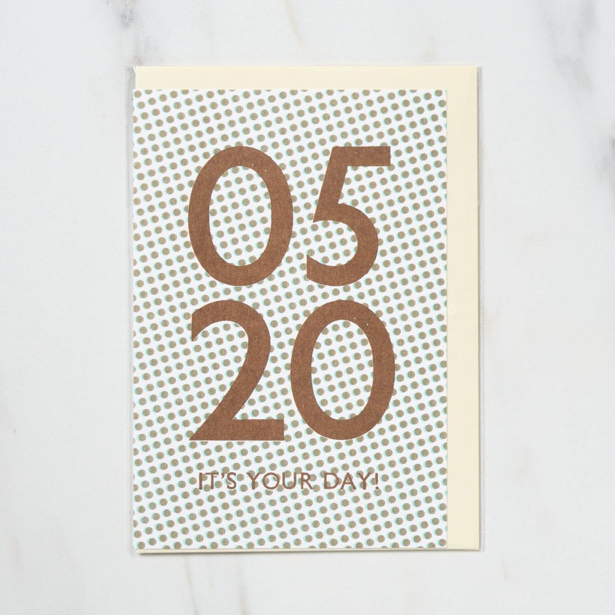 365 Find Your Day Card MAY / Letterpress Letter - bungu