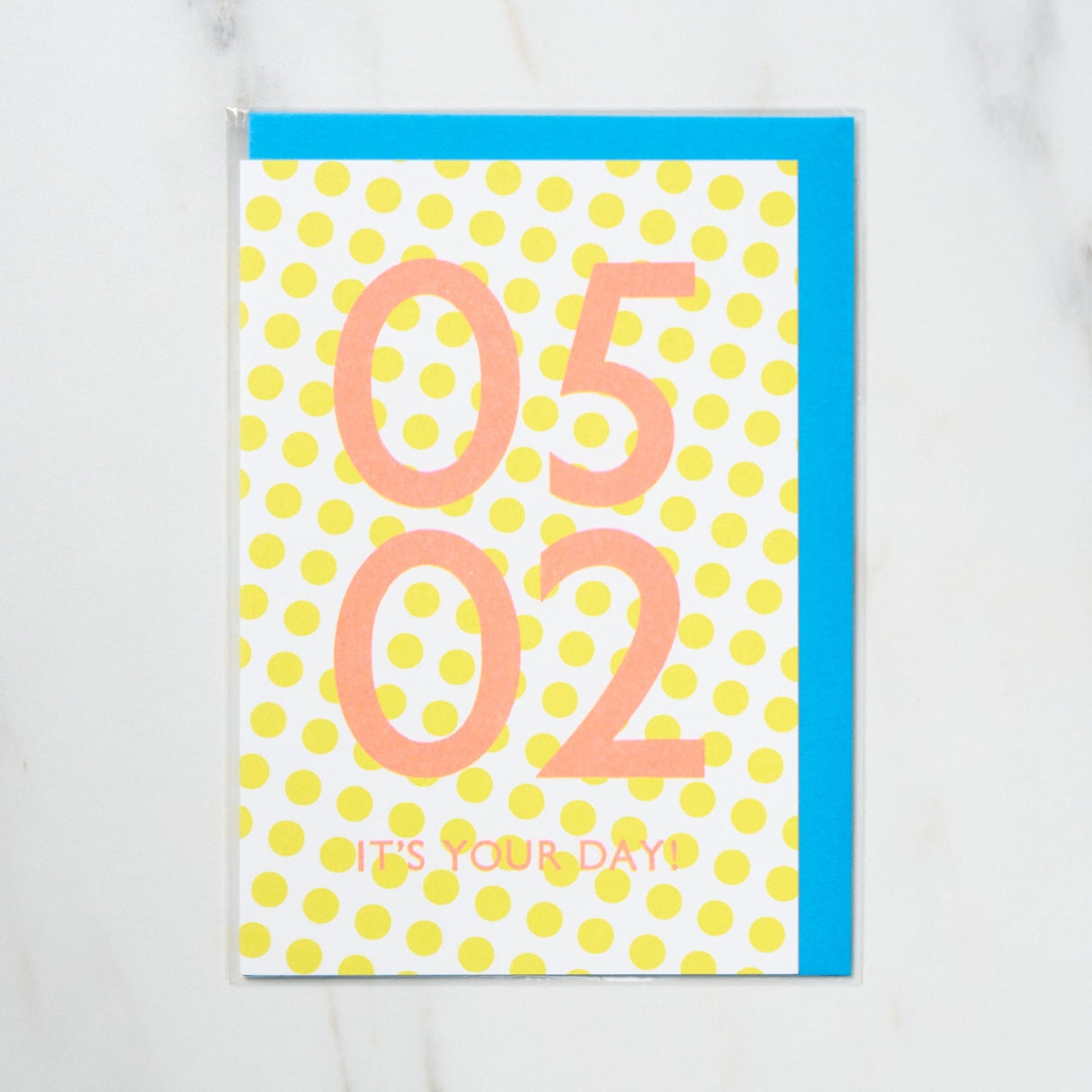 365 Find Your Day Card MAY / Letterpress Letter - bungu