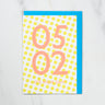 365 Find Your Day Card MAY / Letterpress Letter - bungu